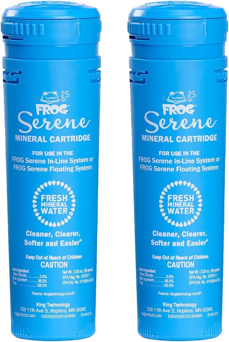 Blue Spa Mineral Cartridge 2 Pack with Scum Absorber S45206