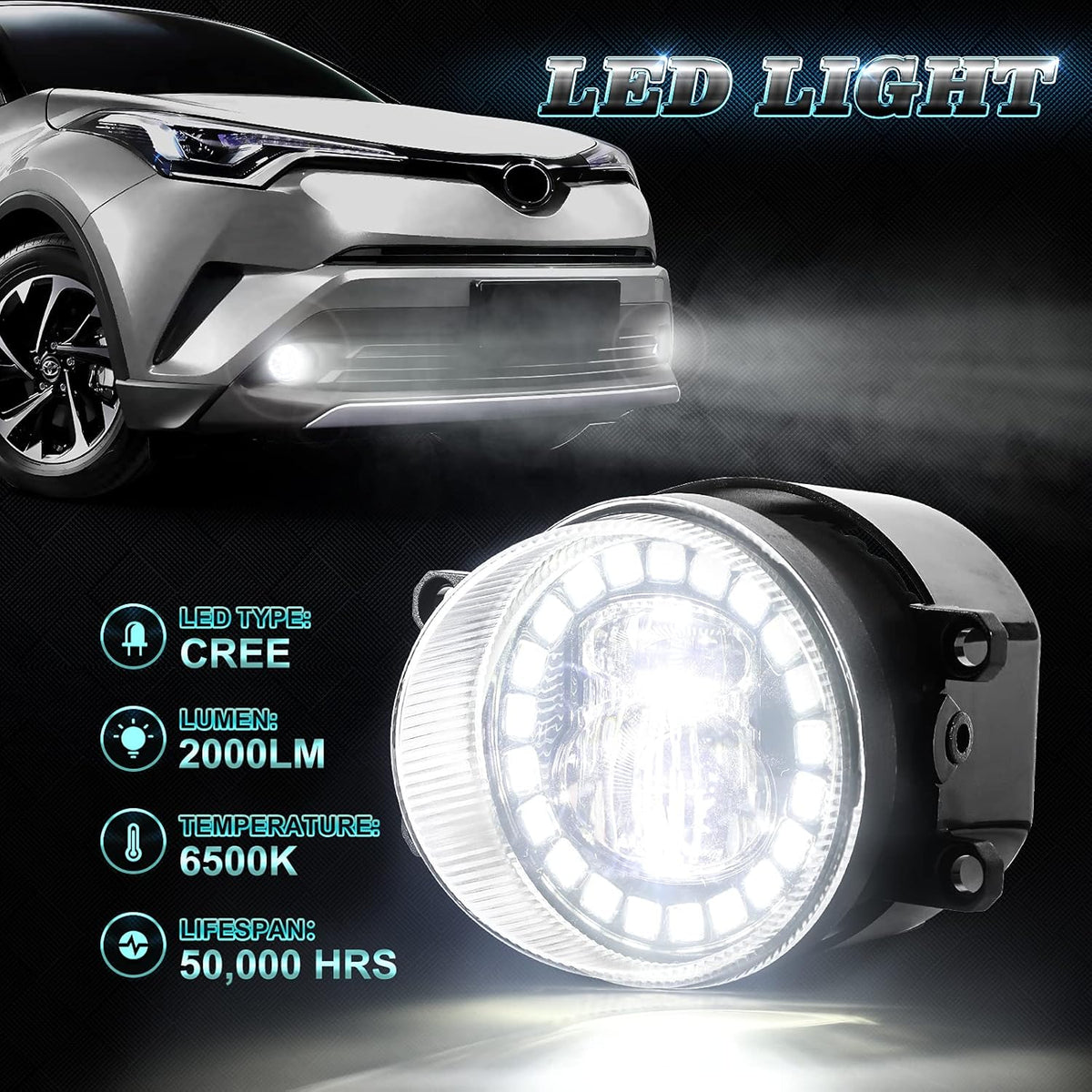 LED Fog Lights Pack of 2 B388683