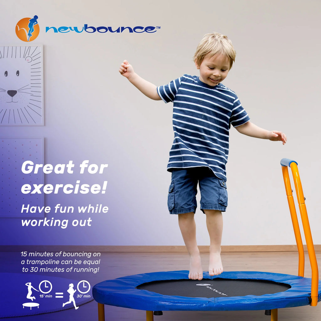 Foldable Mini Trampoline with Handlebar V165