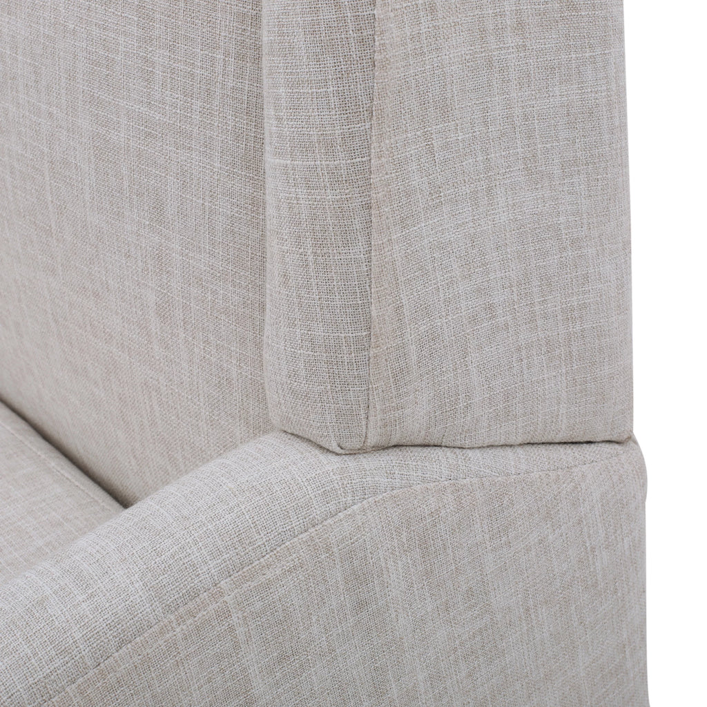 Beige Fabric Accent Chair Z45874