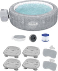 Inflatable Hot Tub with Seat and Headrest Pillows L95549