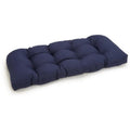 U-Shaped Solid Spun Polyester Tufted Settee & Bench Cushion Y880