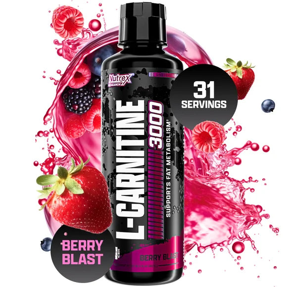 L-Carnitine Liquid Shots Berry Blast 31 Serv E7444