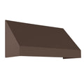 8.375 ft Fixed Awning Acrylic Fabric, Brown U94114