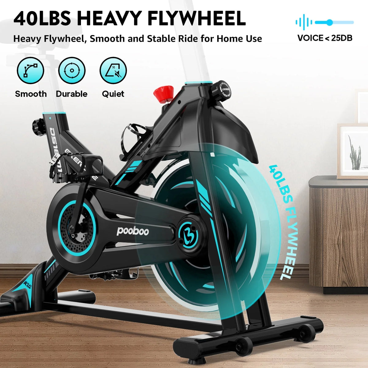 Indoor Cycling Bike Magnetic Stationary Exercise Bike J5738