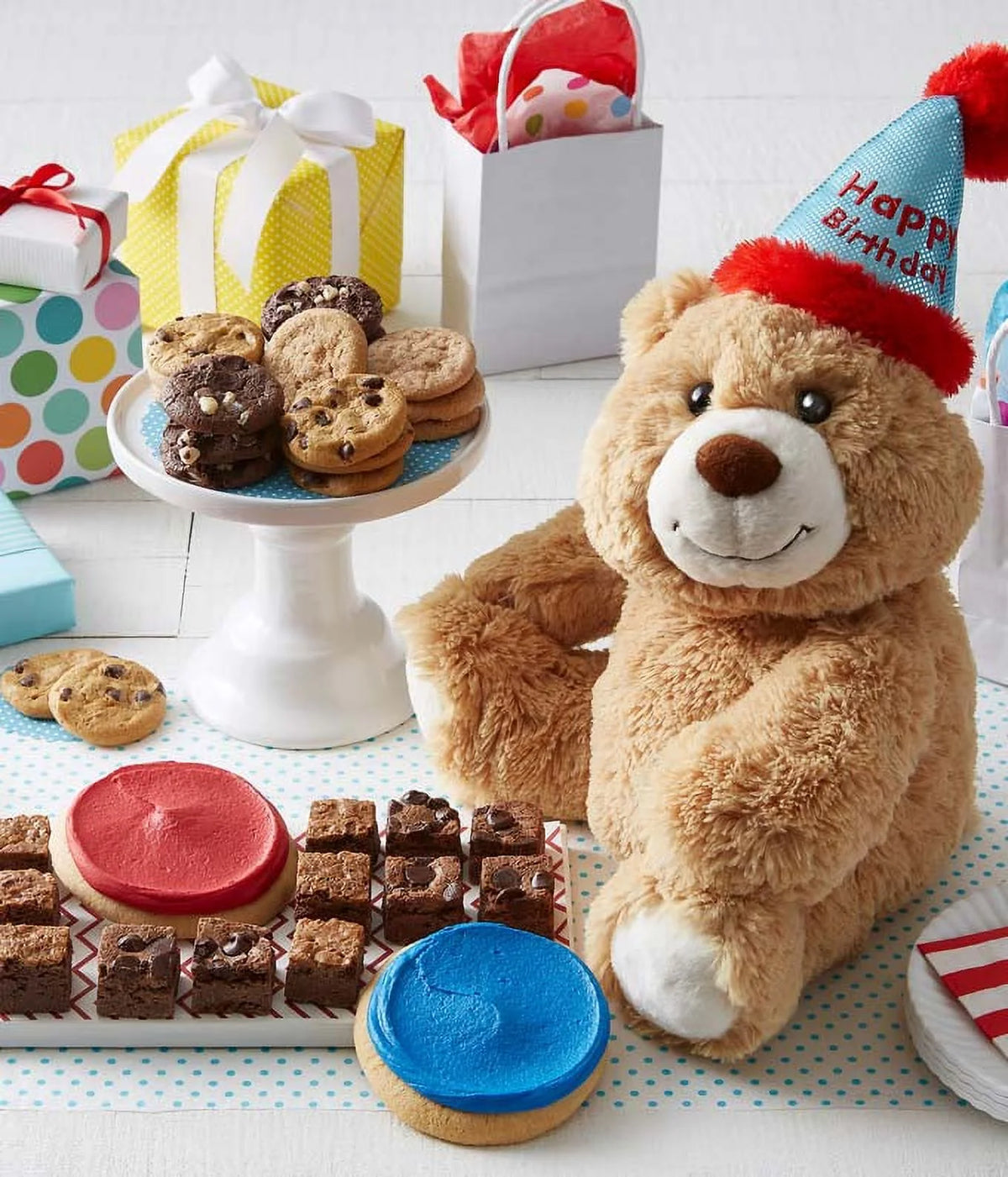 Happy Birthday Bear & Baked Goods O539