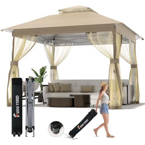 10x10 Pop Up Gazebo with Mosquito Nettings D845