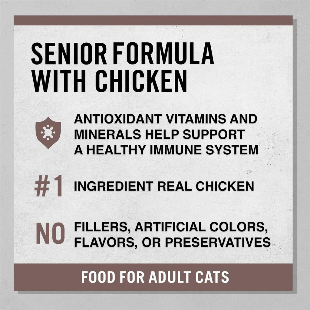 Senior Formula with Chicken Dry Cat Food S5534