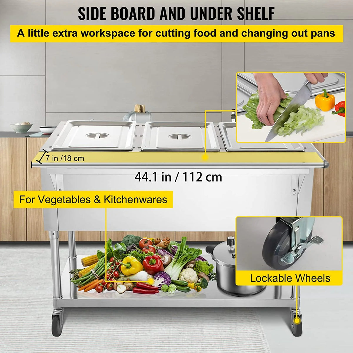 2-Pot Commercial Electric Food Warmer R24873
