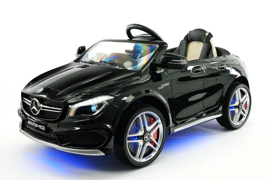 Licensed Mercedes CLA45 AMG Electric Kids Ride-On Car with Rubber Tires J593989