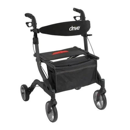 Blue Lightweight Foldable Rollator H531