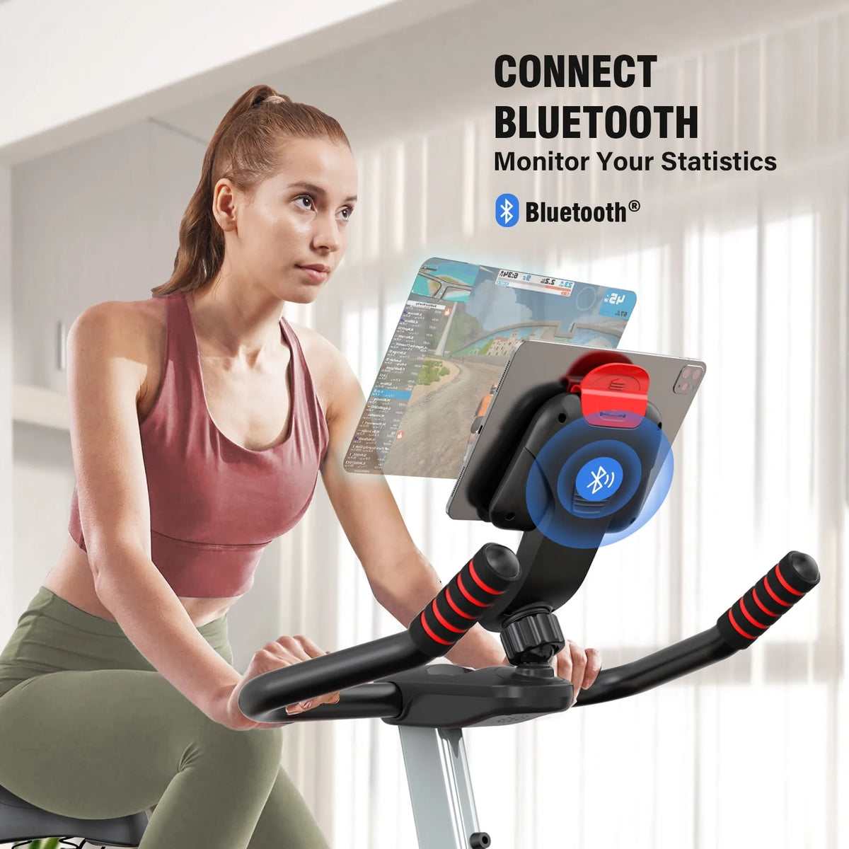 Magnetic Exercise Bike 40lbs Flywheel 350lbs P357