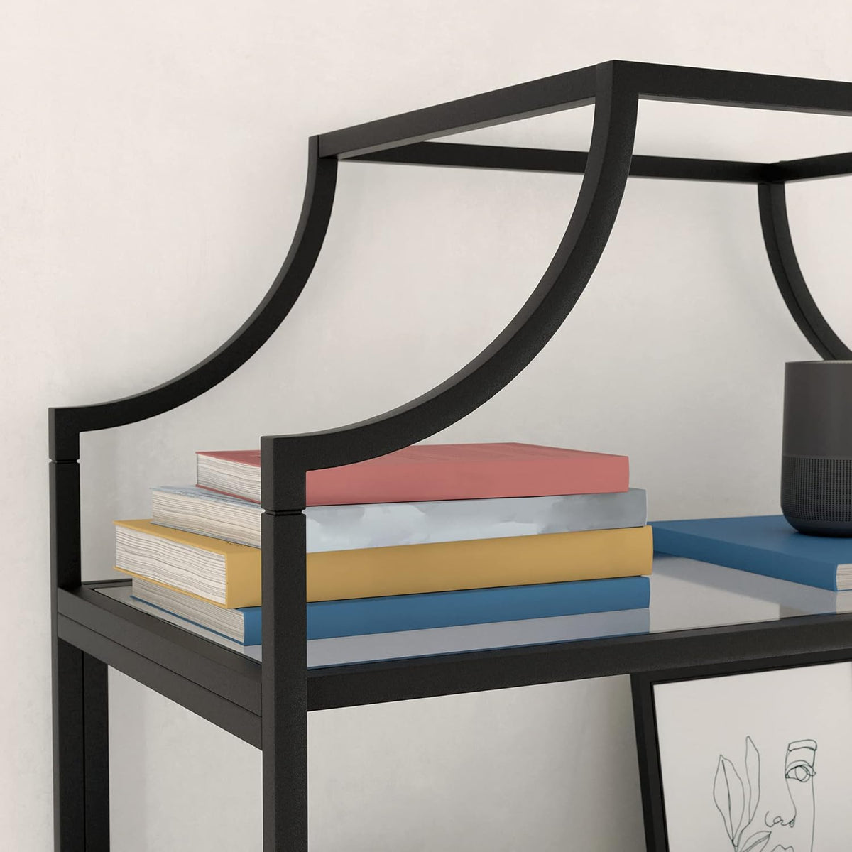 Black Bookcase N65669