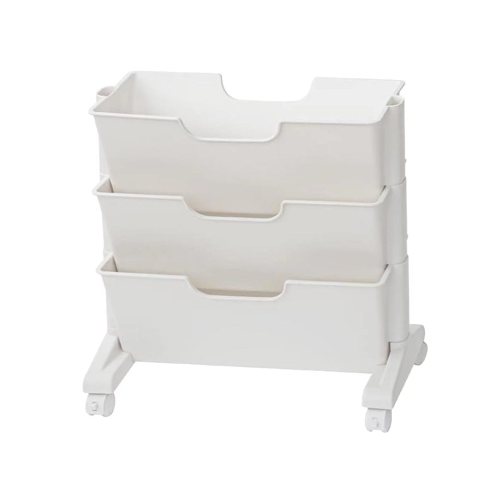 3 Tier Rolling Bookshelf with Caster Wheels U632524