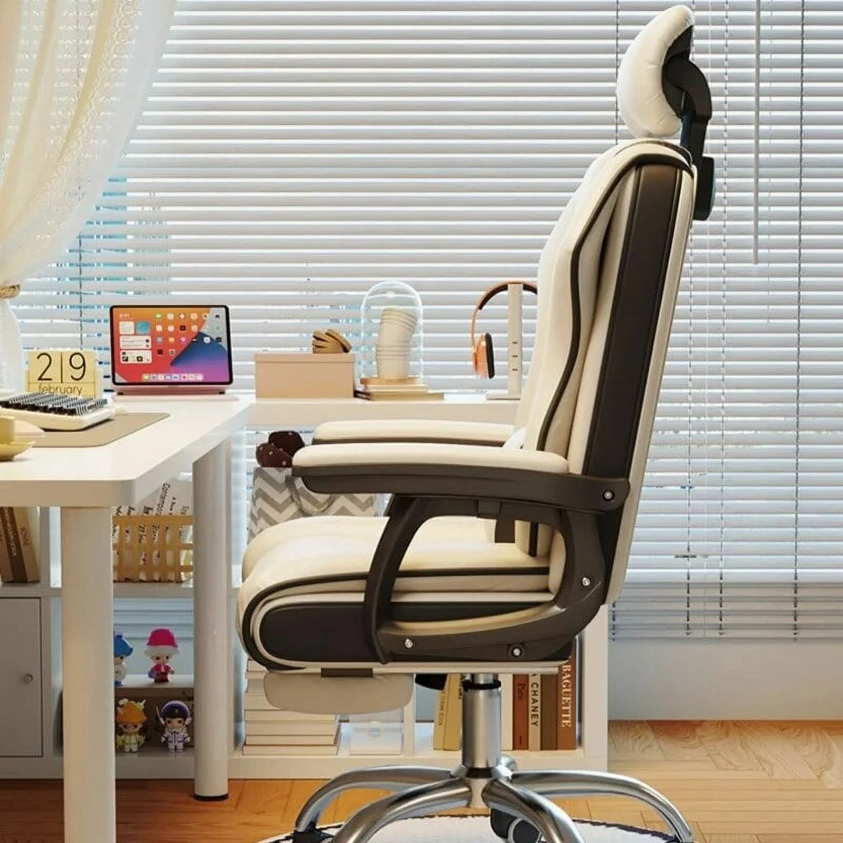 Ergonomic Reclining Leather Office Chair P7588
