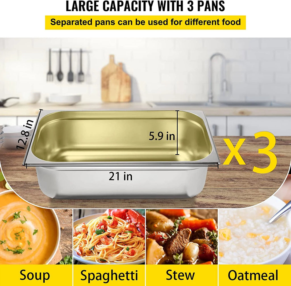 2-Pot Commercial Electric Food Warmer R24873