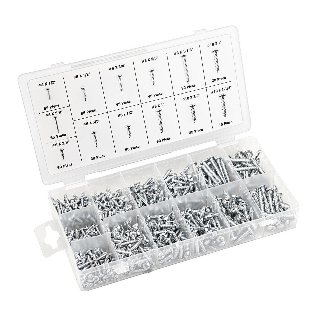 550-Piece Sheet Metal Screw Assortment W769