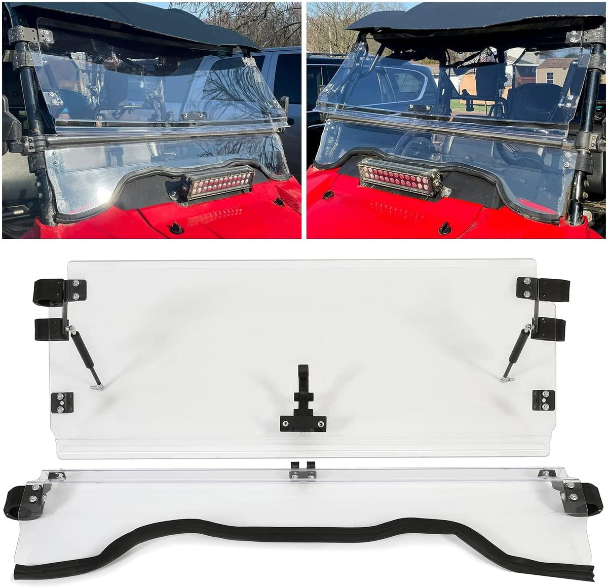 3-in-1 Folding Windshield Clear A56761