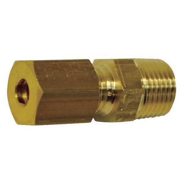 6mm Compression x 3/8x22 Male BSPT Straight Adapter 10pk C1386