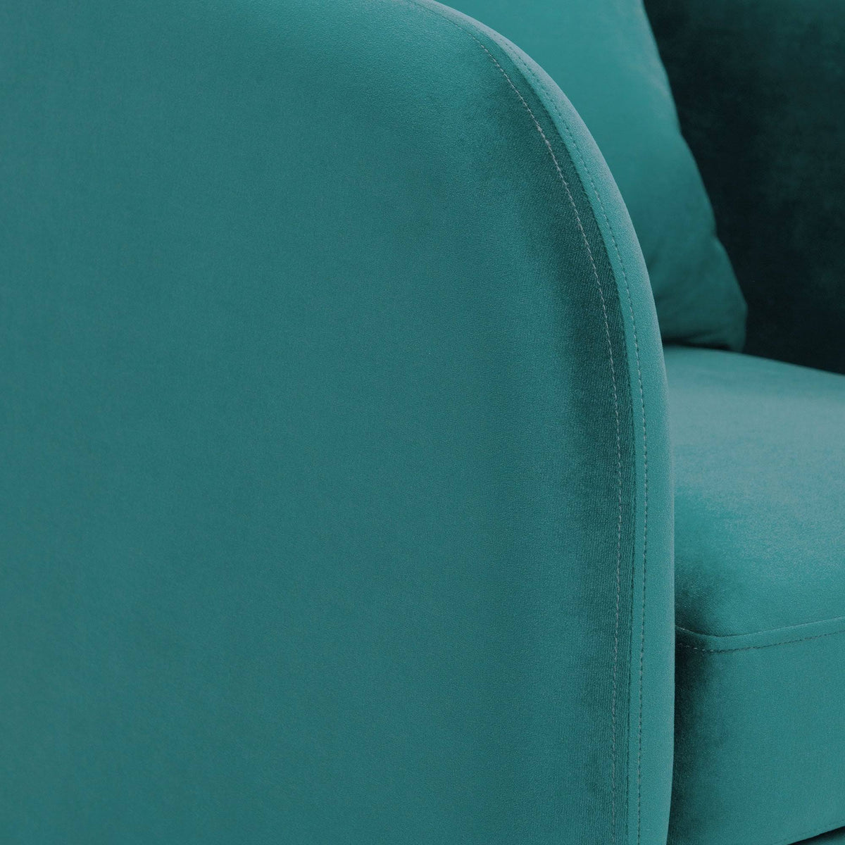 Marine Blue Accent Chair with Gold Legs K7219