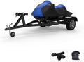 Blue / Black Jet Ski Cover with Trailer Straps and Storage Bag O82124