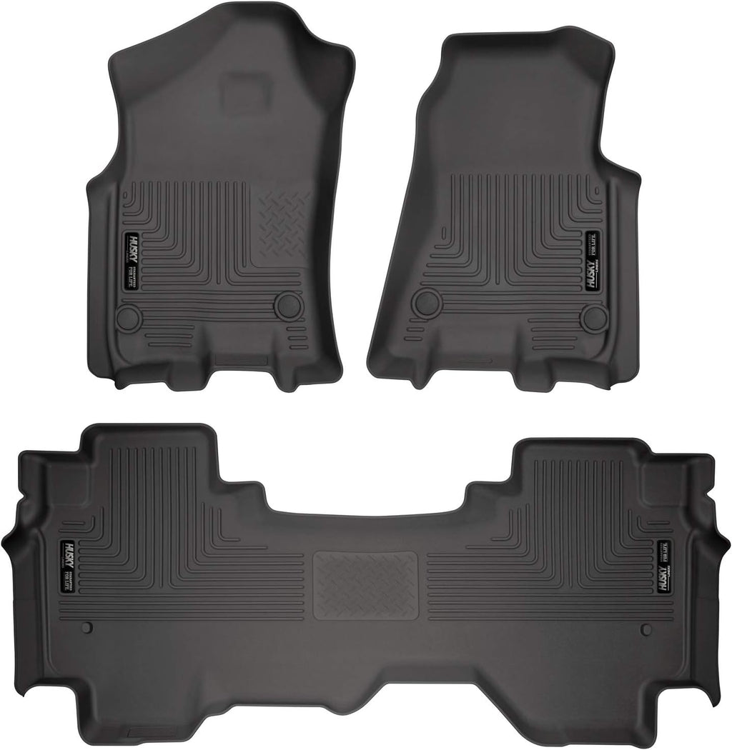Black Front & 2nd Seat Floor Liners 3 Pcs S586915