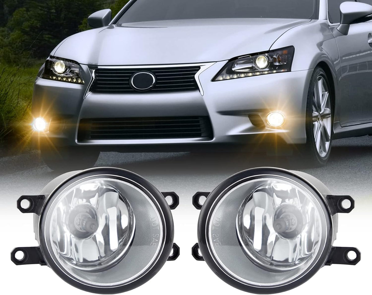Fog Lights Assembly With Halogen Bulbs Switch And Wiring Kit U2184