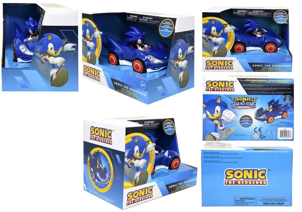 Sonic the Hedgehog Pull Back Action Racer O904