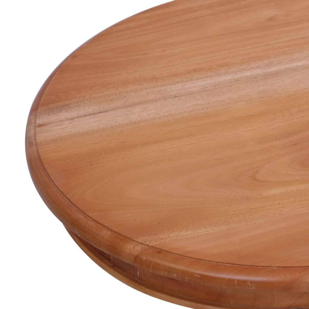 Side Table Natural Solid Mahogany Wood M74094