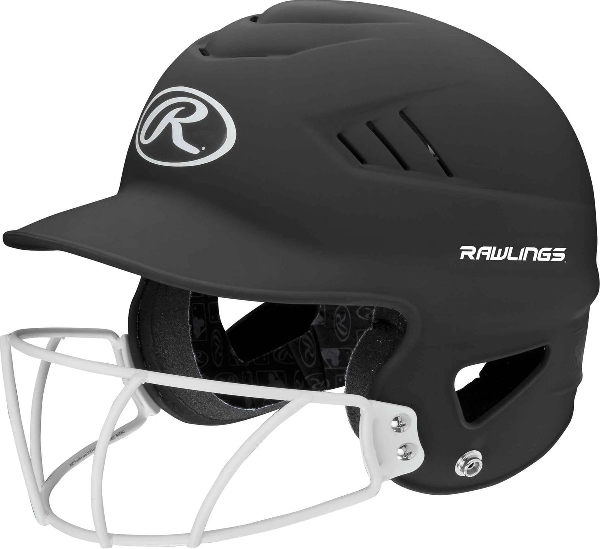 Matte Black Adult Batting Helmet X7205