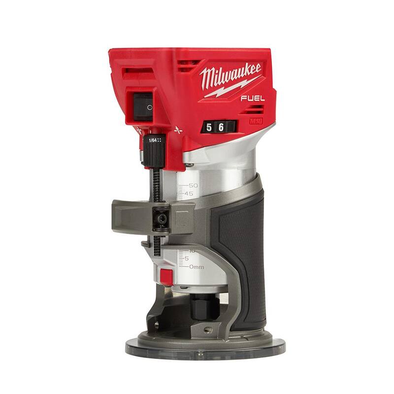 18V Lithium-Ion Brushless Cordless Compact Router with 5.0 Ah Battery H9207
