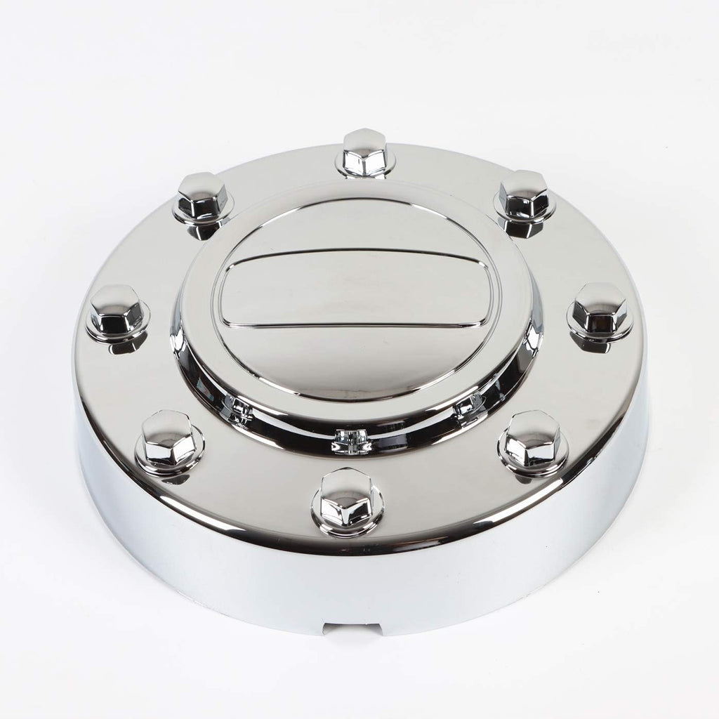 Chrome Wheel Hub Center Caps Set Dually 2 Front and 2 Rear V1909