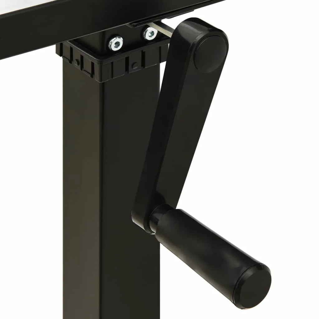 Manual Height Adjustable Standing Desk Frame Black N8838