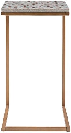 Gold Metal Accent C Table B275