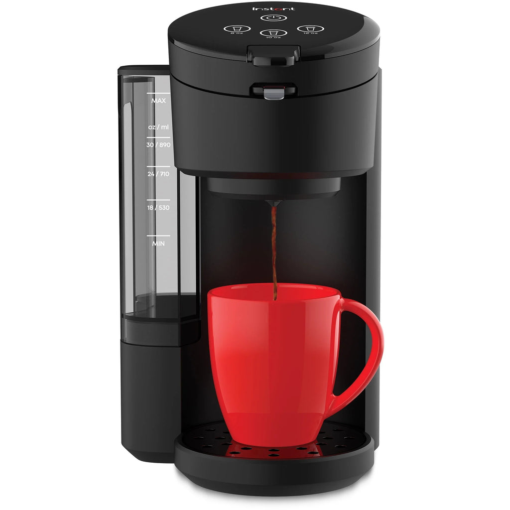 2-in-1 Single Serve Coffee Maker, Black X84674
