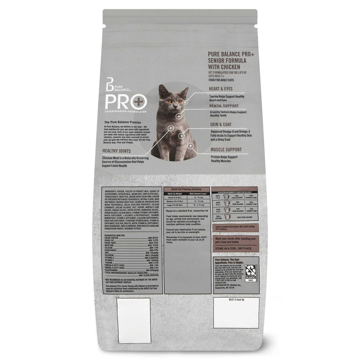 Senior Formula with Chicken Dry Cat Food S5534