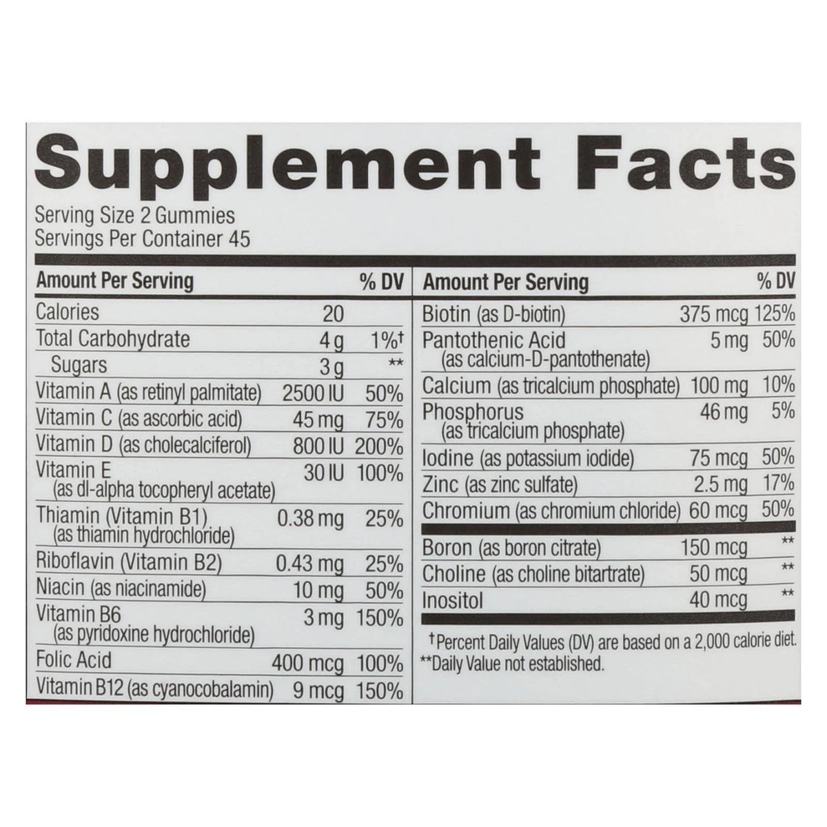 90 CT Women's Berry Multivitamin U132