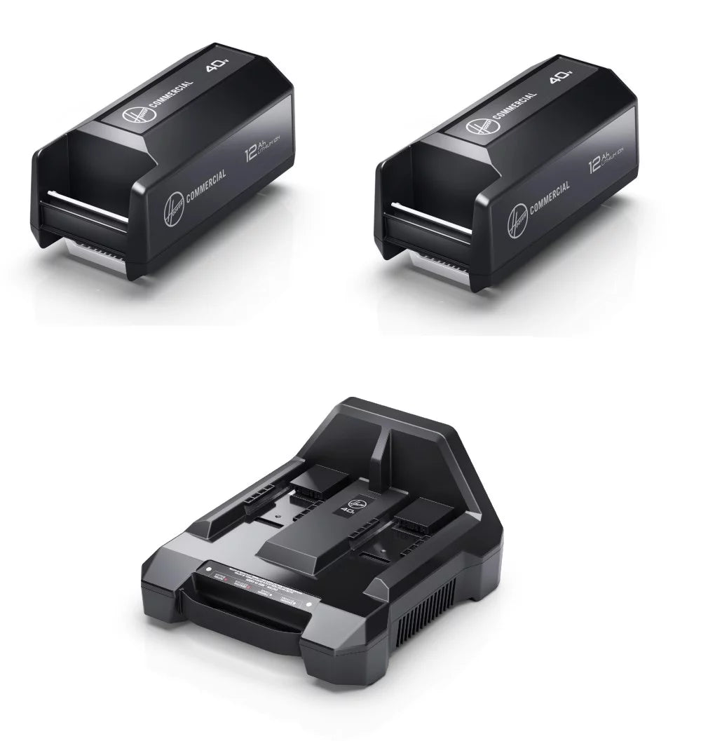 40V 12Ah Battery 2Pk And Dual Bay Charger Bundle U53197