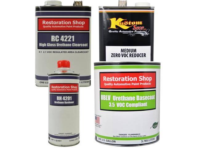 Black Cherry Pearl Low VOC Urethane Car Paint Medium Gallon Kit O74406
