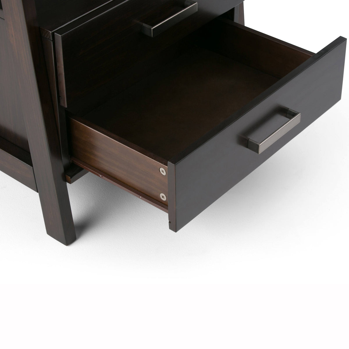 Solid Wood Ladder Shelf with Storage Distressed Gray Z859474