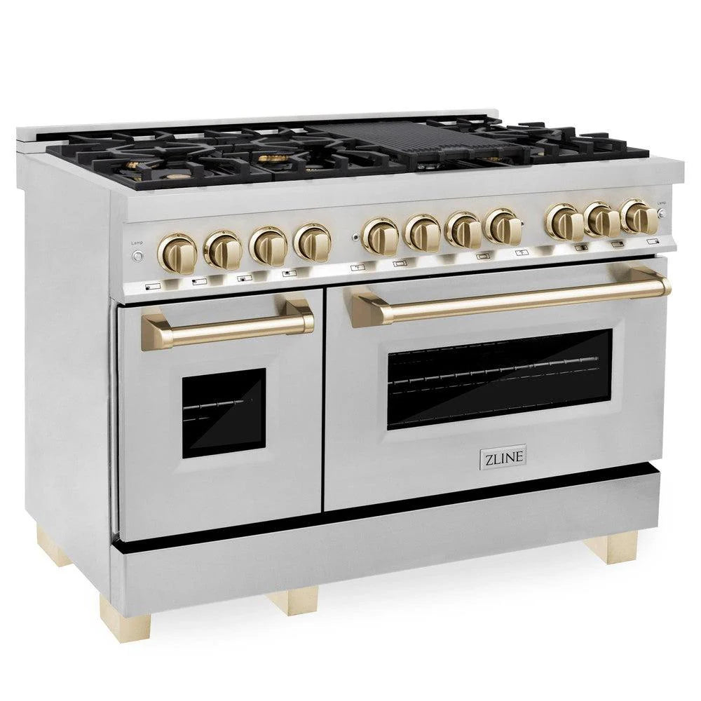 48 6.0 cu. ft. Dual Fuel Range Stainless Steel S3318