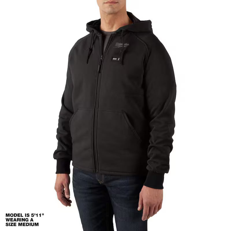 Black Heated Jacket Hoodie I3542