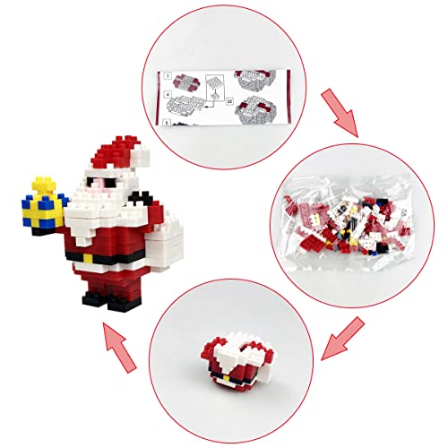 4 Pack Christmas Building Block Toys M2816