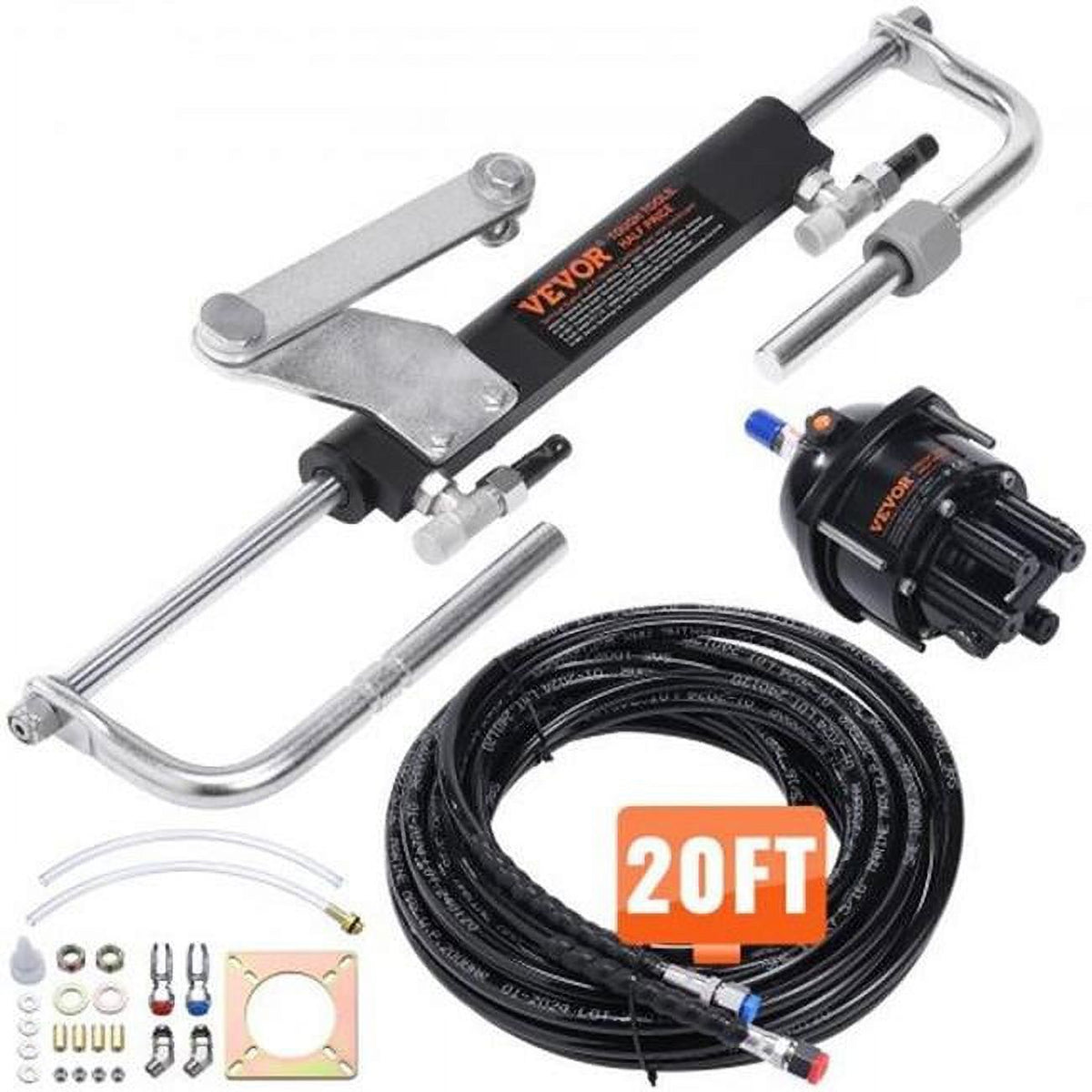 90HP Hydraulic Outboard Steering Kit with Helm Pump Cylinder Q61665