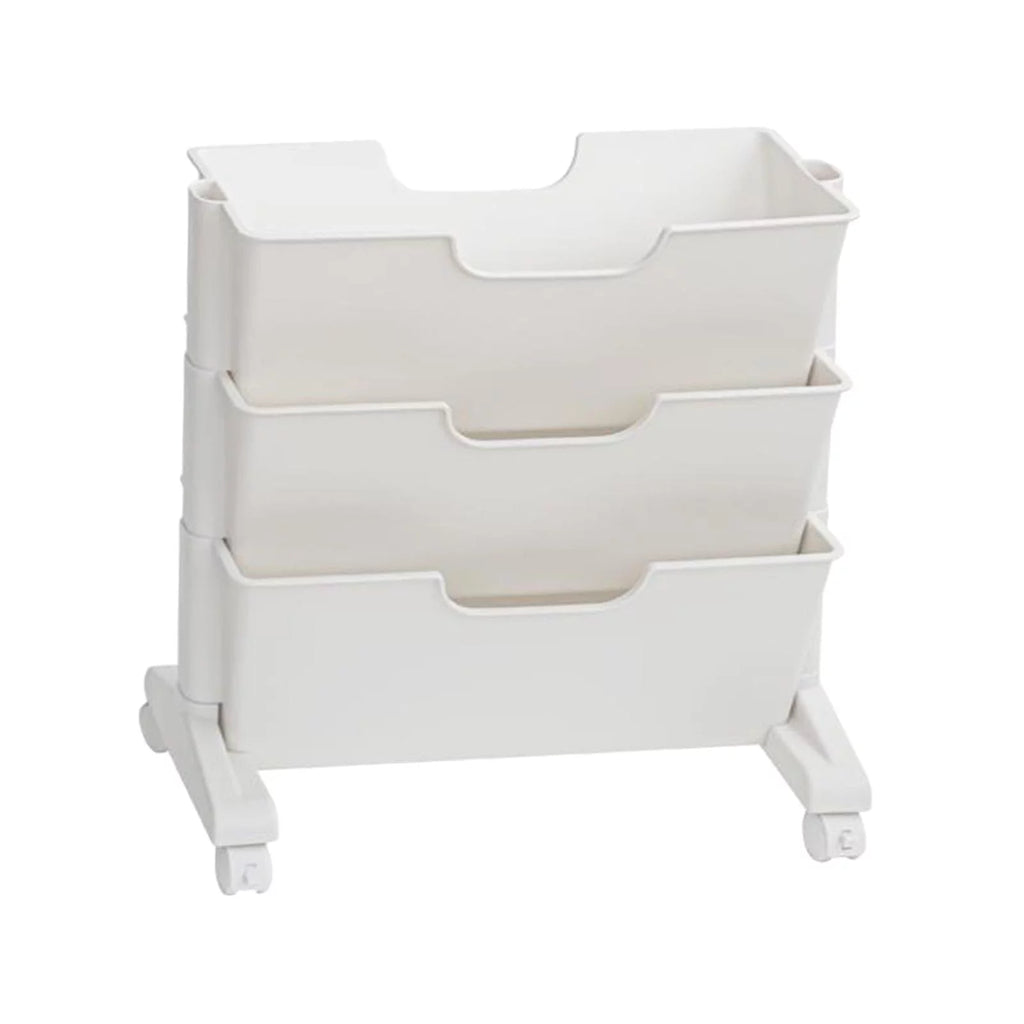 3 Tier Rolling Bookshelf with Caster Wheels U632524