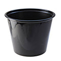 Black 5.5 Ounce Plastic Portion Cup F378888