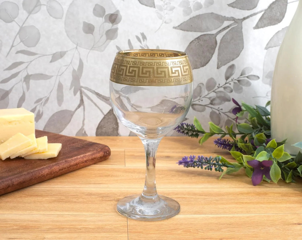 Wine Goblet Glasses 6 Pieces P657