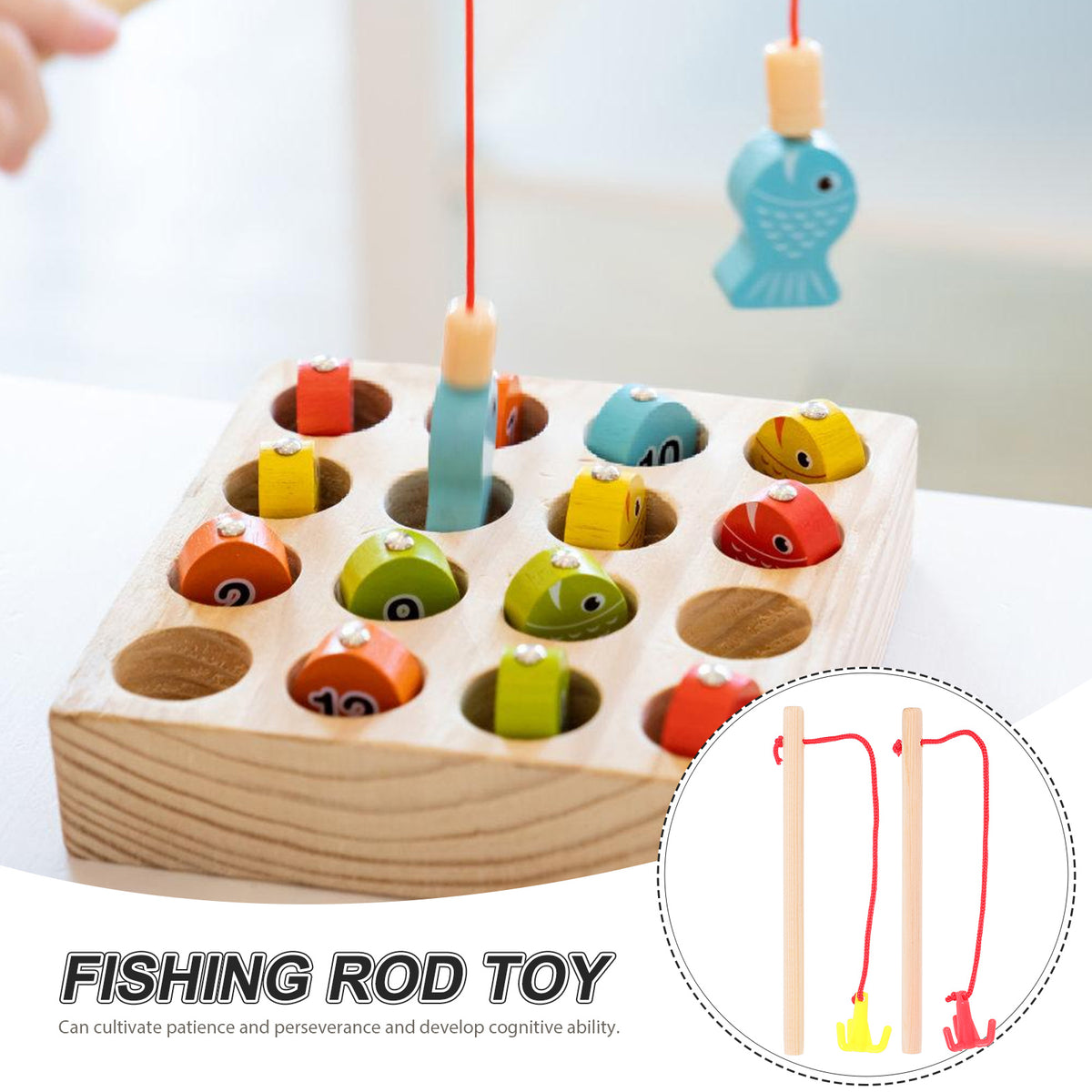 Magnetic Fishing Toys with Fishing Pole and Rods F197