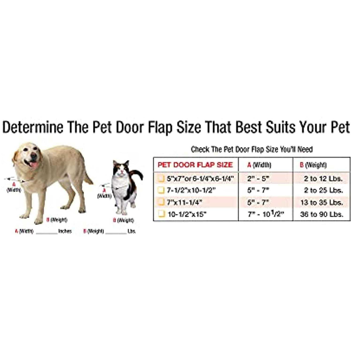 Aluminum Sash Pet Door T4239