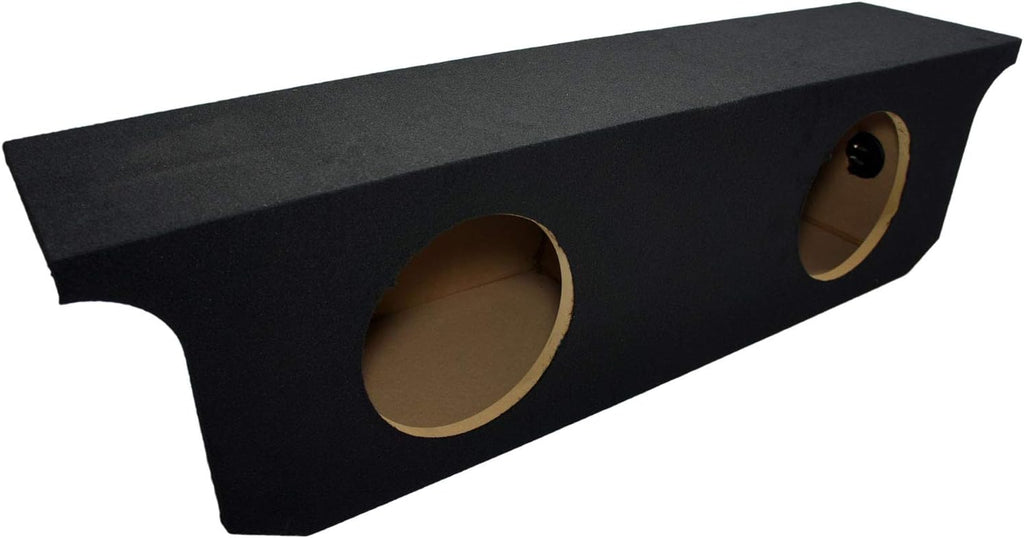 Dual 10" Loaded Sub Box Enclosure with Amplifier and 4 Gauge Amp Install Kit J4685
